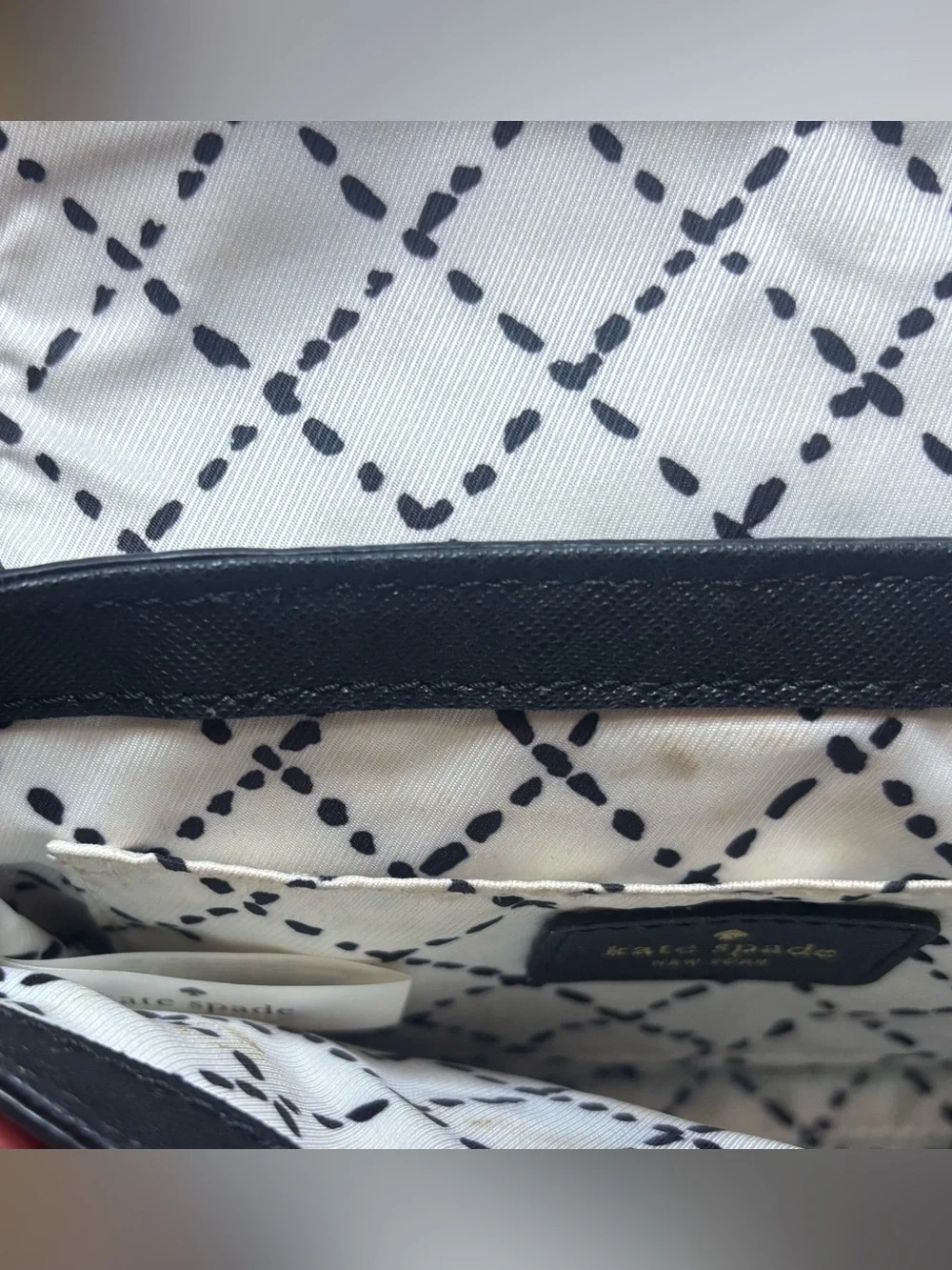 Kate Spade Newbury Lane Sally crossbody bag Black leather